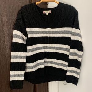 Pink Rose Knitted Sweater